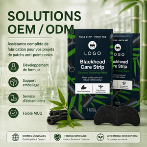 Tiras Nasales de Carbón de Bambú Natural para el Cuidado de la Piel, Control de Grasa, Eliminación de Puntos Negros, Venta Directa de Fábrica - Product Image 4
