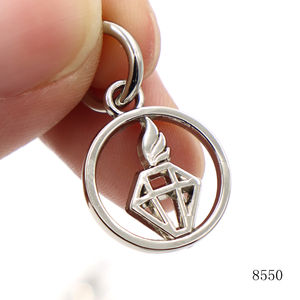 Plaque et étiquette personnalisées en métal creux, imperméables et durables, légères pour sacs à main - Product Image 1