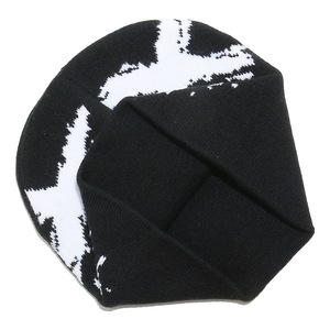 2024 mùa thu mùa đông mới cá tính hip hop nhăn mặt dệt kim mũ đường phố ngoài trời lạnh mũ tùy chỉnh logo Mũ Beanie - Product Image 4