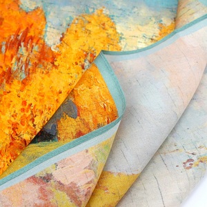 Servizio di Stampa per Sciarpe 100% Seta Foulard di Seta di Design <span class=keywords><strong>Bandana</strong></span> di Seta da <span class=keywords><strong>Donna</strong></span> Quadrata Personalizzata <span class=keywords><strong>con</strong></span> Logo - Product Image 3