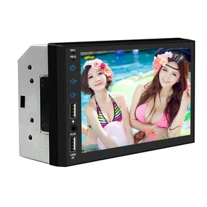 7 polegadas Touch screen universal 1din 2din mp5 estremecer rádio do carro dvd player