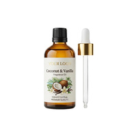 Fabrication de diffuseurs d'arômes de parfum DIY, aromathérapie, huile de noix de coco et de vanille biologiques pour des soins nourrissants et hydratants de la peau