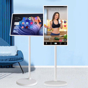 Android System Mobile Smart <strong>Tv</strong> at Home Floor Standing Portable <strong>Mini</strong> <strong>Tv</strong> Stand by Smart <strong>Tv</strong> 23.8 Inch - Product Image 2