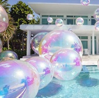 Boule de Noël Miroir Gonflable de 60 cm à 3 m, Sphère Réfléchissante Géante pour Centre Commercial, Magasin, Événement, Scène, Affichage, Vente en Gros
