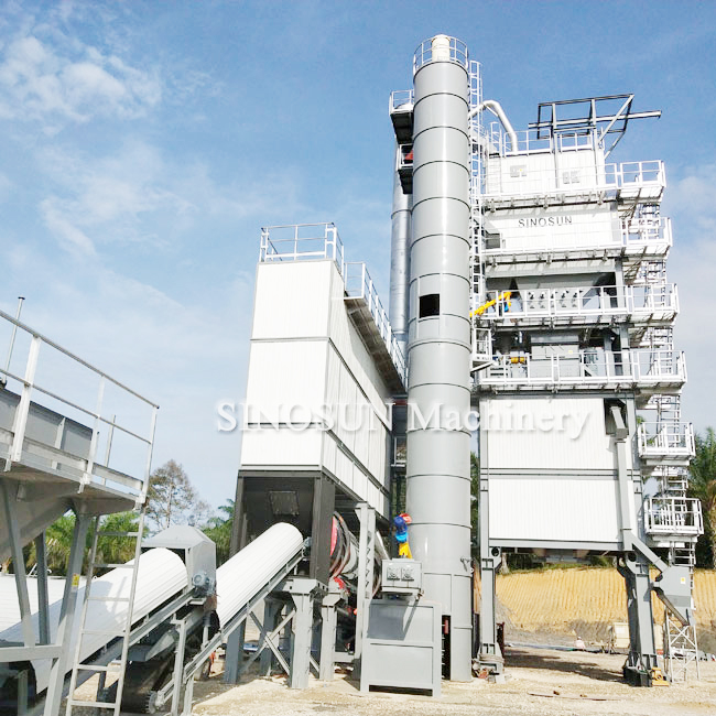 Китайский производитель 160TPH асфальт пакетный завод машина