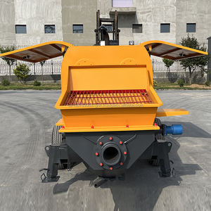 Bomba de hormigón montada en remolque más vendida Serie HBT Bomba de entrega de hormigón para construcción de hormigón - Product Image 4