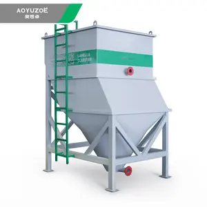 2024 AUXB réservoir de sédimentation de clarificateur à plaques inclinées à lamelles à haute efficacité pour le traitement des eaux usées clarificateur à lamelles