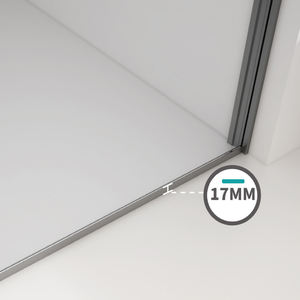 Cabina <span class=keywords><strong>de</strong></span> <span class=keywords><strong>ducha</strong></span> <span class=keywords><strong>de</strong></span> vidrio esmerilado templado antifugas, puerta corredera <span class=keywords><strong>de</strong></span> <span class=keywords><strong>ducha</strong></span> sin marco, proveedor moderno ODM/OEM - Product Image 2