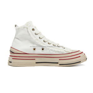 À la mode Zapatos De Mujer PU étoile à lacets Patchwork chaussures décontractées Tennis femme femmes plat toile baskets marche Style chaussures - Product Image 6