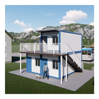 Entrepôt en structure métallique préfabriqué en Chine, maison préfabriquée 3 chambres, salon, bureau, logement d'urgence, cuisine, centre commercial