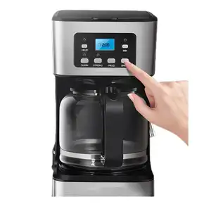 Ev taşınabilir kahve makinesi elektrikli akıllı elektrik dökün anti-damla fonksiyonu kahve makinesi