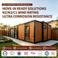 Casa Contenedor Expandible de Ensamblaje Rápido, Casa Modular de 2-3 Dormitorios, Casa Pequeña Móvil, Tamaño Personalizado, Exportación Directa de Fábrica