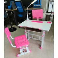 Ensemble de meubles de chambre à coucher pour enfants, Table d'étude, chaise pour enfants, en bois écologique moderne, 1 ensemble par Carton