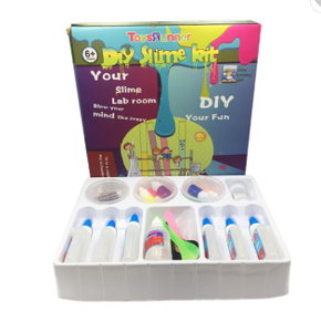 Toysrunner Glow in the Dark Sticky DIY Glue Activator <b>Slime</b> Making Kit-Soft Toy for Stress Relief Eco-Friendly Unisex - Product Image 6