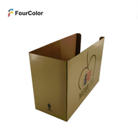Présentoir de Comptoir en Carton pour Magasin, Boîte de Présentation Pliante en Carton Ondulé pour Supermarché