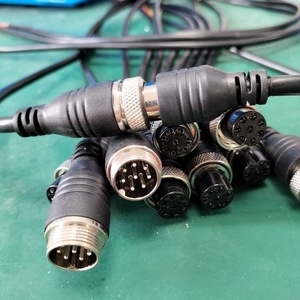 สายต่อวิดีโอ M16 Aviation Connector 8 พิน แบบตัวผู้ต่อตัวผู้ สำหรับกล้องวงจรปิดในรถยนต์ สายต่อพ่วงจ่ายไฟ หุ้มด้วย PVC ตัวนำทองแดง - Product Image 4