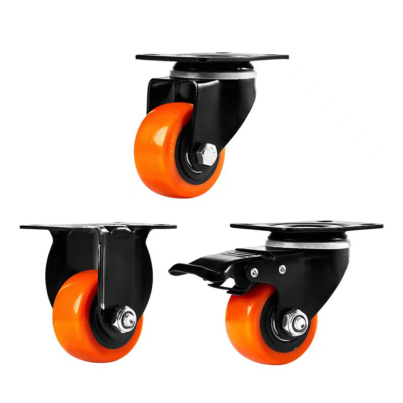 Wholesale High Quality Small Swivel Casters With Brake Can Be Rotated 360 Degrees