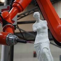 Robot à 7 axes, routeur CNC, machine de sculpture 3D pour la pierre, machine de sculpture sur marbre et granit avec moteur et engrenage