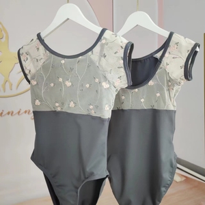 Justaucorps de ballet de danse personnalisé de meilleure qualité d'impression florale de conceptions populaires pour la formation - Product Image 5