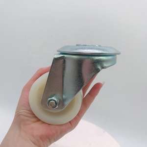 Mittelschweres Rollenlager-Lenkrad 80kg Verschleiß festes <span class=keywords><strong>Nylon</strong></span> 2,5 Zoll 63mm 75mm Felge Flat Free Castor - Product Image 6