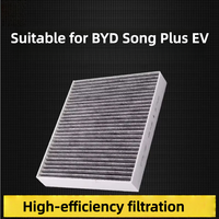 Filtre de climatisation de voiture en charbon actif de haute qualité pour BYD Song Plus EV, prix d'usine, accessoires automobiles