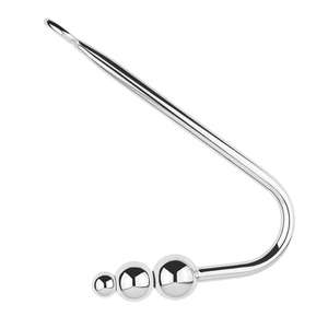 Gancho Anal de Acero Inoxidable Seguro <span class=keywords><strong>para</strong></span> el Cuerpo, Juguete Anal de Metal Hipoalergénico <span class=keywords><strong>para</strong></span> Uso Prolongado, Juego de Bondage y Fetichismo BDSM - Product Image 2