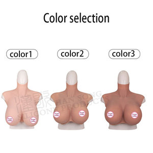 Seins artificiels en silicone liquide tendance, texture <span class=keywords><strong>r</strong></span>éaliste, pour cosplay, transgenre, aspect naturel, bord sans couture, super doux - Product Image 4