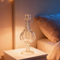 Vase hydroponique en verre borosilicate de haute qualité, épaissi, transparent, design minimaliste moderne pour le salon, la table à manger