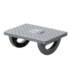 Taburete de reposapiés de plástico para el hogar, oficina, debajo del escritorio, masajeador de pies ergonómico, reposapiés, taburete de descanso para pies desmontable portátil - Product Image 2
