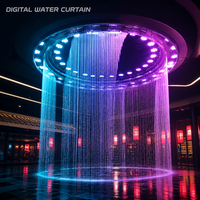 Cortina de Agua Digital Profesional para Exteriores, Programable, con Música LED, para Proyectos de Paisajismo, Suministro B2B Directo de Fábrica