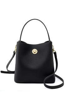 Sac à main pour femme en cuir véritable tendance automne-hiver 2025, sac seau de marque unique, sac bandoulière pour femme - Product Image 5