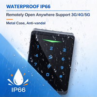 Sonnette étanche IP68 avec écran OLED, lecteur d'empreintes digitales, carte, code PIN, clavier tactile, contrôle d'accès autonome via Cloud, OEM, usine ODM