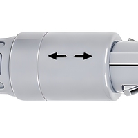Connecteur circulaire Push-Pull série P BEXKOM, 2 à 26 broches, boîtier en polycarbonate, broches en laiton plaqué or pour l'automatisation industrielle