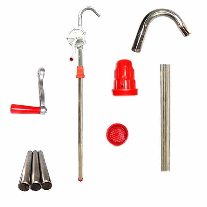 32mm industrial grade hand crank oil pump fuel Transfer Rotary Hand