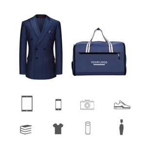 2024 Factory 2 in 1 Custom logo Polyester Weekender <b>Garment</b> Suit <b>Bag</b> Convertible Carry Travel Waterproof Large GYM <b>Garment</b> <b>Bag</b> - Product Image 5