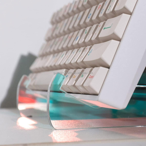 Cầu Vồng Acrylic 3 Tier Bàn phím đứng óng ánh Acrylic bàn phím máy tính kệ giá - Product Image 4