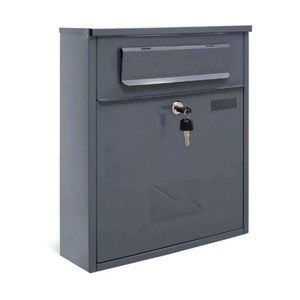 Oem Tùy chỉnh chống trộm hiện đại ngoài trời khu dân cư Hộp Thư thép hộp thư với bài hiện đại tấm chế tạo kim loại - Product Image 3