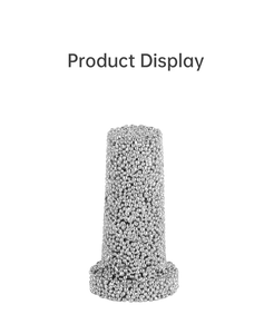 Cartucho de filtro de metal sinterizado para primera etapa de buceo, accesorio de repuesto para filtro de aire de entrada del regulador con arandela de seguridad - Product Image 2