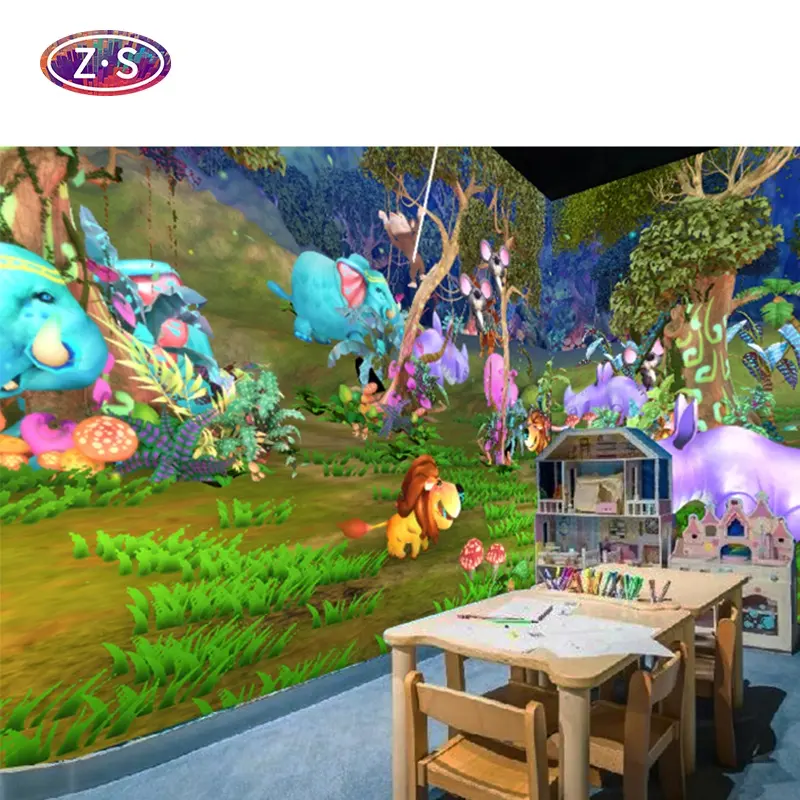 Factory Direct Sale Indoor Multi Scene AR Interactive Drawing Painting for Kids