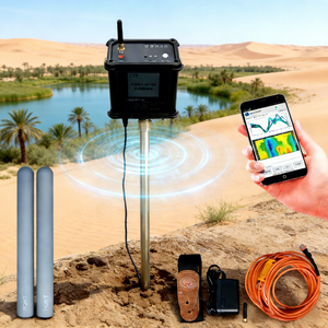 <span class=keywords><strong>Detector</strong></span> de Água Subterrânea PQWT de 100 Metros de Profundidade, Instrumentos de Prospeção Geofísica, Localizador de Água Subterrânea - Product Image 6