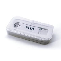 Lector de Tarjetas RFID Portátil Mini OTG de 125Khz, Unidad Flash USB, Protocolo ISO11784/785, Distancia de Lectura de 0-8cm, ABS