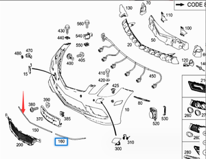 2078852321 para <span class=keywords><strong>mercedes</strong></span>-<span class=keywords><strong>benz</strong></span> 207 <span class=keywords><strong>Clase</strong></span> <span class=keywords><strong>E</strong></span> E200 Coupe Versión de la nueva barra de parachoques delantero medio brillante - Product Image 4