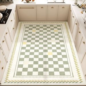 Kitchen Floor Mat PVC Rectangle Floral Pattern Waterproof Non Slip Easy To Clean Kitchen Mat - Product Image 3
