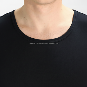 Débardeur noir personnalisé pour hommes de haute qualité en vrac vêtements de musculation, nouveaux débardeurs respirants personnalisés bon marché élégants - Product Image 1