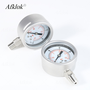 Máy đo áp suất 316 bằng thép không gỉ 0-25bar Kết nối 1/4in để kiểm tra áp suất đường ống công nghiệp - Product Image 1
