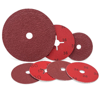 Outils abrasifs, disque en fibre de résine à trou rond en céramique de 100 mm (4 pouces), violet et rouge, pour le meulage et l'ébavurage des métaux