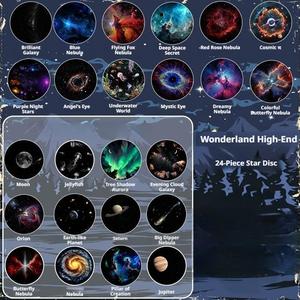 Lampe de projection USB HD <span class=keywords><strong>Ciel</strong></span> Étoilé LED, Lumière d'ambiance, Tête de balle, Blanc Froid, Intensité réglable, 3 Modes, Plug & Play - Product Image 4