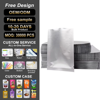 Sachet en aluminium Mylar argenté de qualité alimentaire, thermoscellable sous vide, à ouverture supérieure, pour emballage et stockage en vrac des aliments, pochette rétractable autoclaveable
