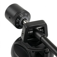 UDREAMER Convertisseur audio RCA professionnel rétro blanc personnalisé avec bras de lecture sans fil 3 vitesses en aluminium