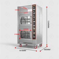 Four électrique commercial automatique pour patates douces, pommes de terre et maïs, à poser sur comptoir